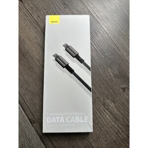Baseus Type-C-Type-C cable Tungsten Gold Fast charging data 100W 20V/5A 10ft